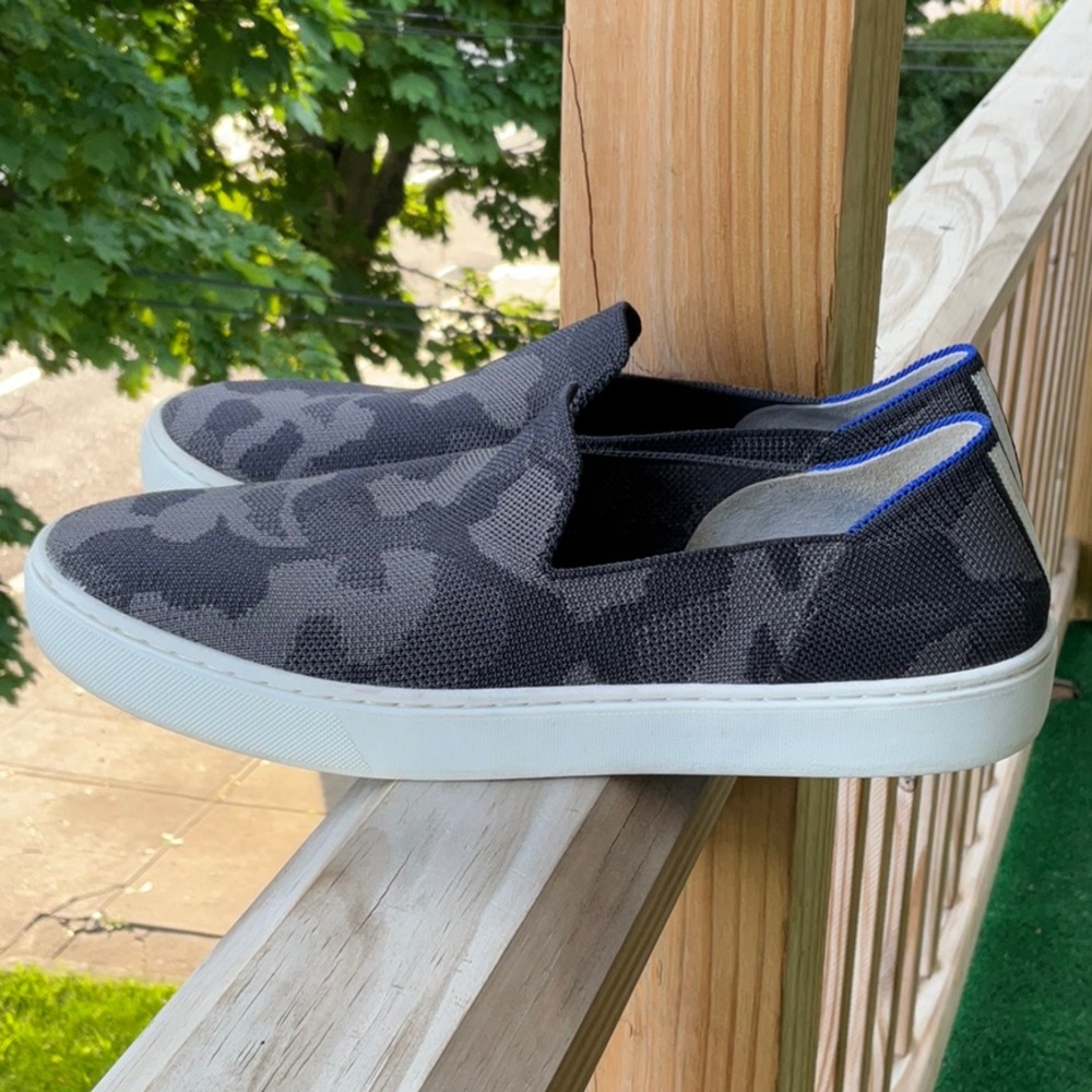 Rothy’s Slip On Camo Sneakers Sz 9 W